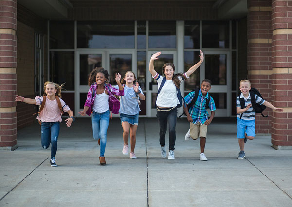 happy students