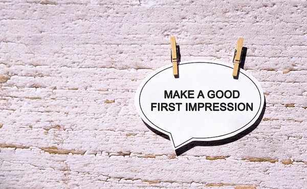 Make a good first impression